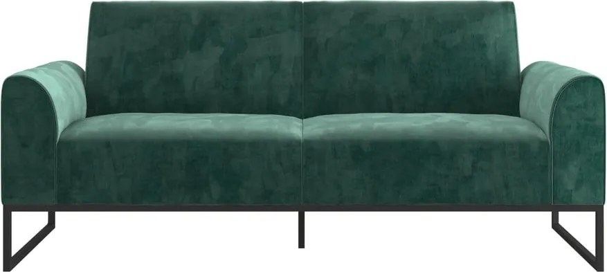 Canapea extensibilă verde 217 cm Adley - CosmoLiving by Cosmopolitan