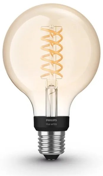 Bec LED dimabil Philips Hue WHITE FILAMENT G93 E27/7,2W/230V 2100K