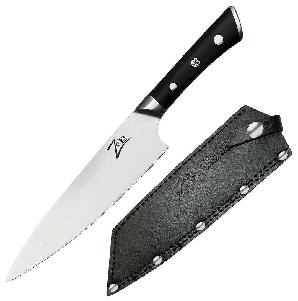 Seria Razor-Edge, cuțitul bucătarului 8", 59 HRC, oțel inoxidabil