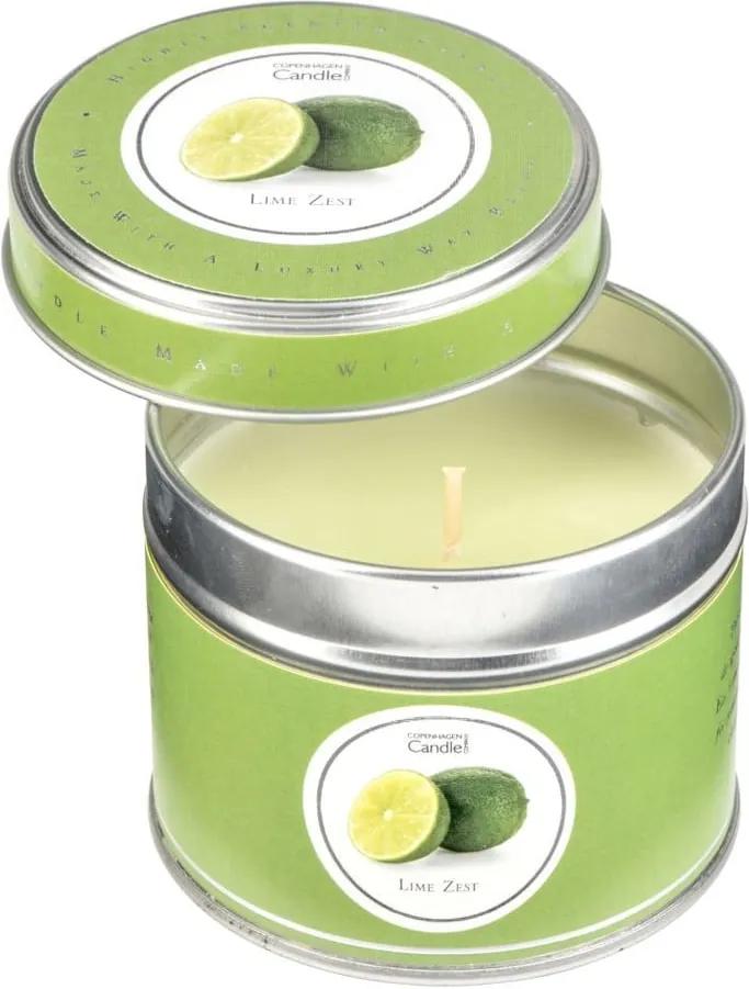 Lumânare parfumată în cutie Copenhagen Candles Lime Zest, 32 ore