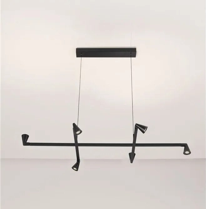 Lustra suspendata cu 6 spoturi LED RIVO