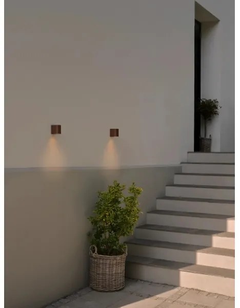 Aplică de exterior Nordlux DION 1xGU10/25W/230V IP44 ruginiu