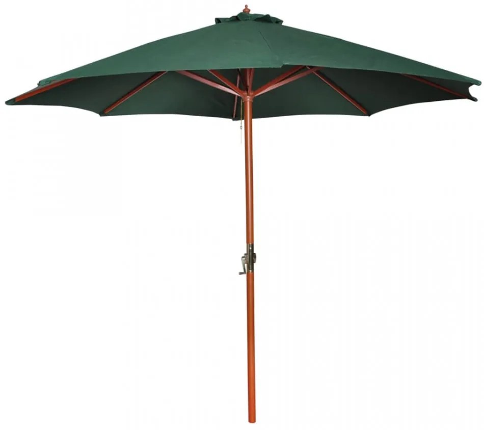 Umbrelă de soare, verde, 258 cm