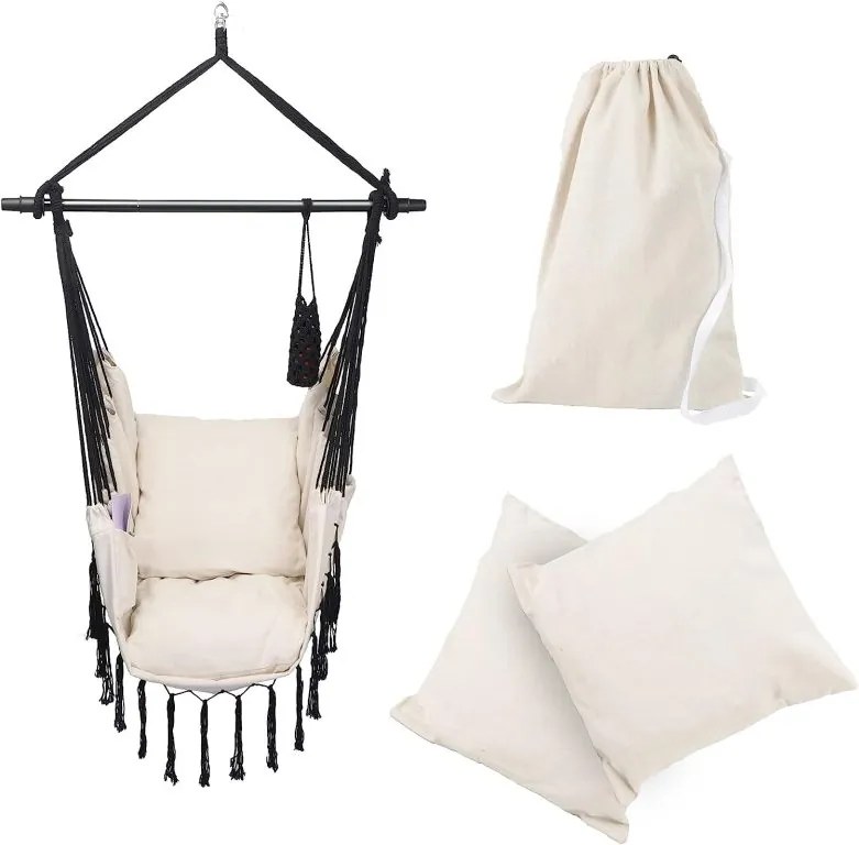 MIADOMODO Balansoar suspendat, bej