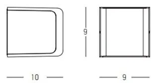 Aplica LED iluminat exterior ambiental Up/Down IP65 Mandy