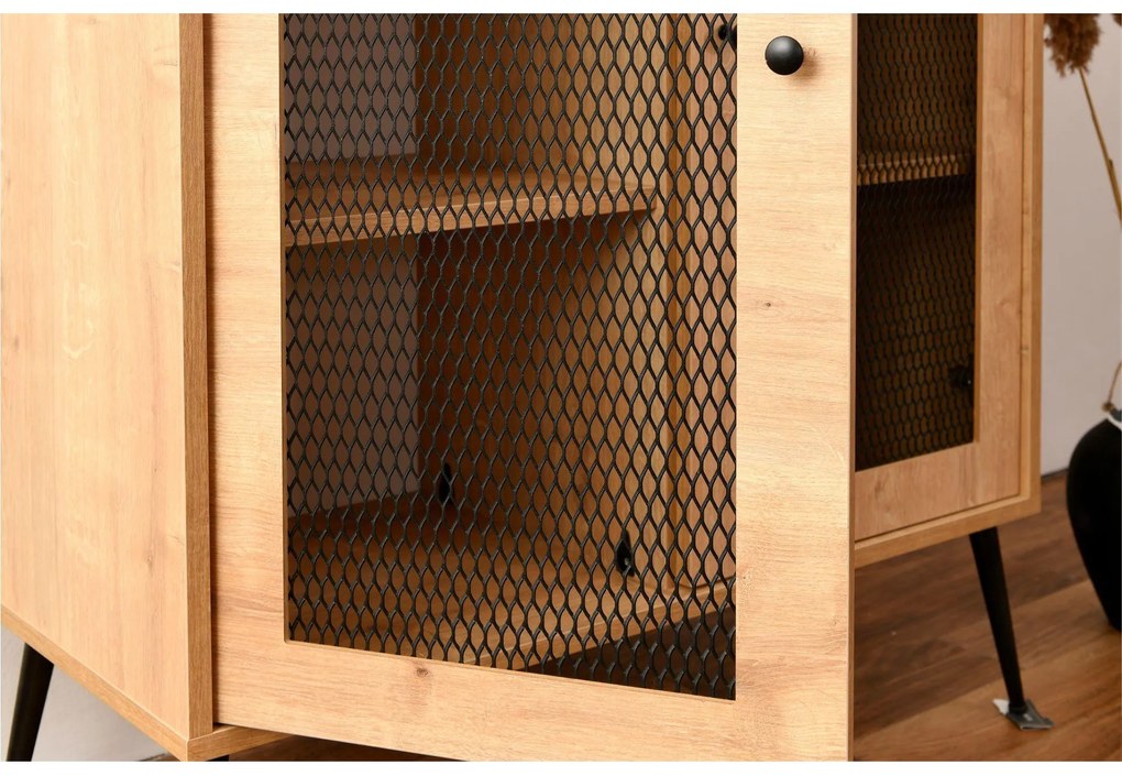 Dulap Masilu 1 (stejar + negru). 1106774
