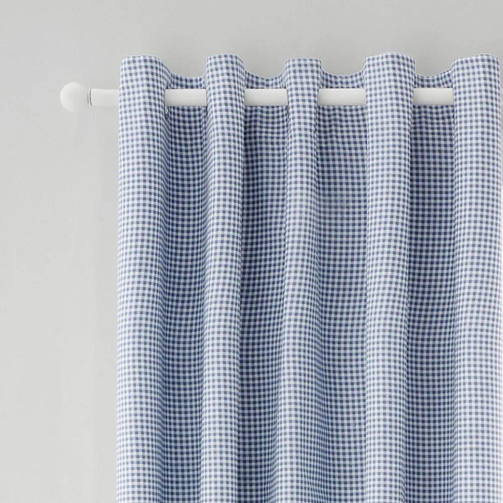 Draperii albe-albastre 2 buc. 168x229 cm Lucie Floral Frill – Catherine Lansfield