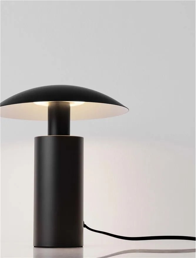 Veioza/Lampa LED de masa decorativa KARPOS negru