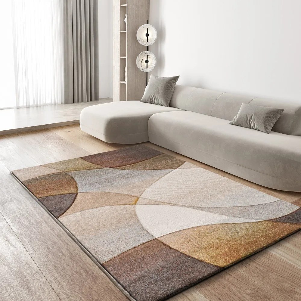 Covor bej 140x200 cm Badet – Universal