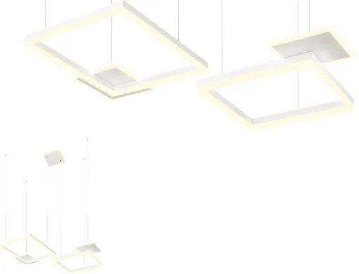 Redo 01-2611 - Lustră LED dimabilă SIGUA pe cablu, 110 W, 230 V, CRI 90, alb