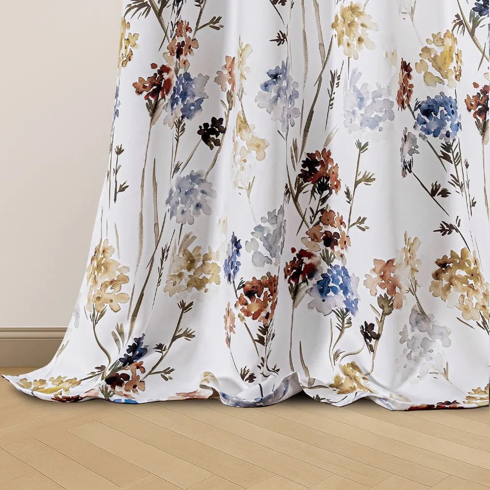 Draperie albă dimout (semi-opacă) 135x250 cm Solkone – Restilo