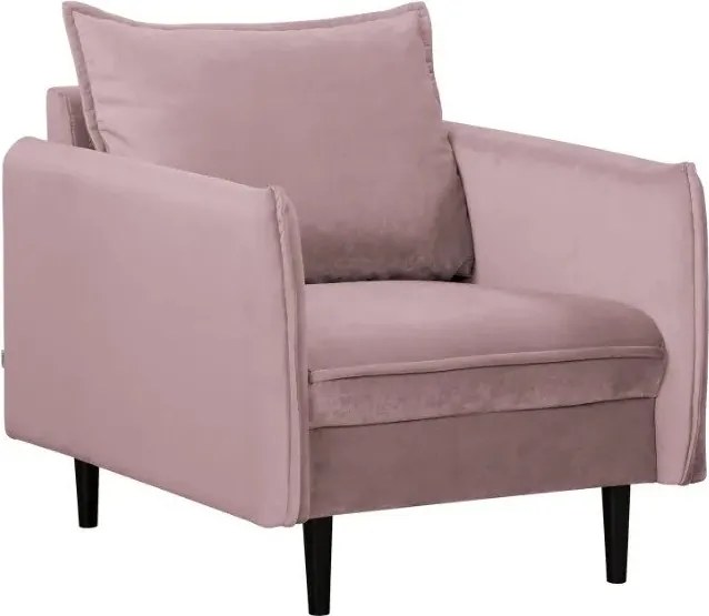 Fotoliu mov lavandă cu tapițerie din catifea Juli – Ropez