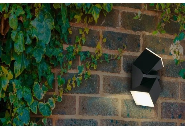 Searchlight 36170BK - Aplica de perete LED pentru exterior MONTANA 2xLED/6W/230V IP44