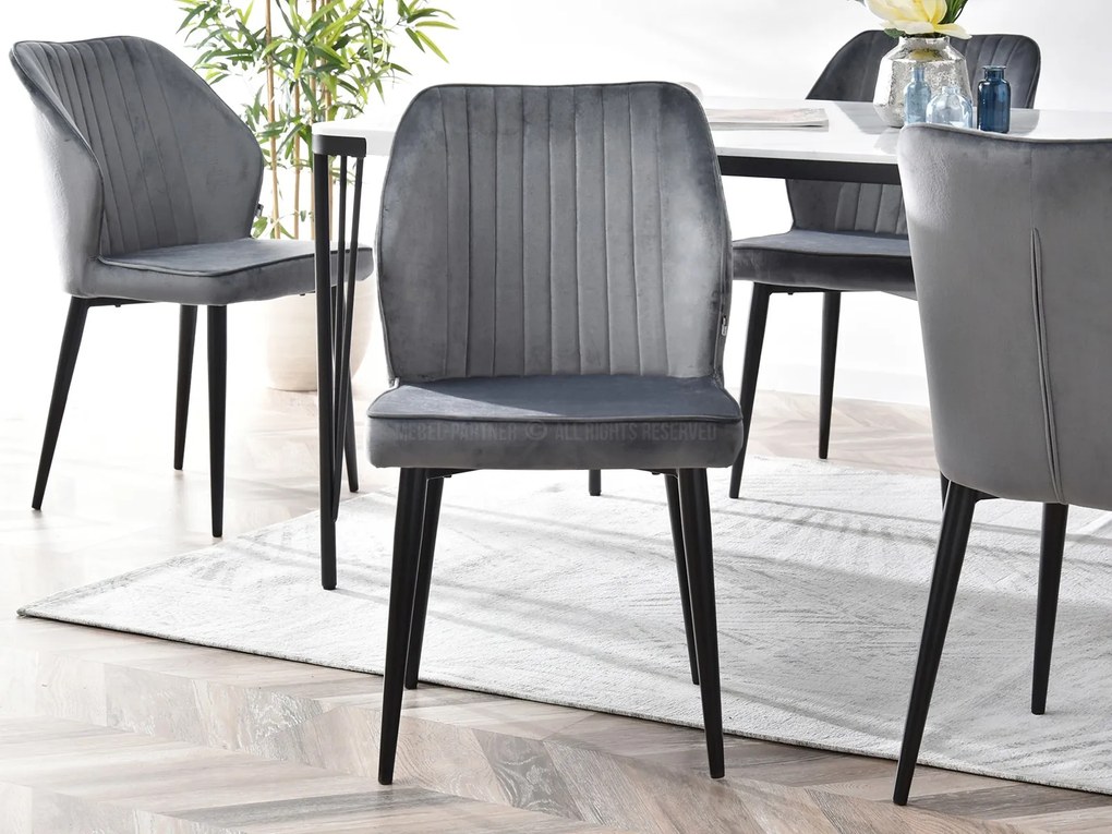 Scaun Greta K (gri + negru). 1111064