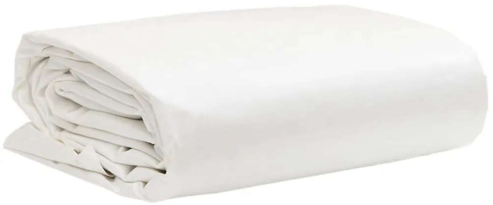vidaXL Prelată, alb, 1x2,5 m, 650 g/m²