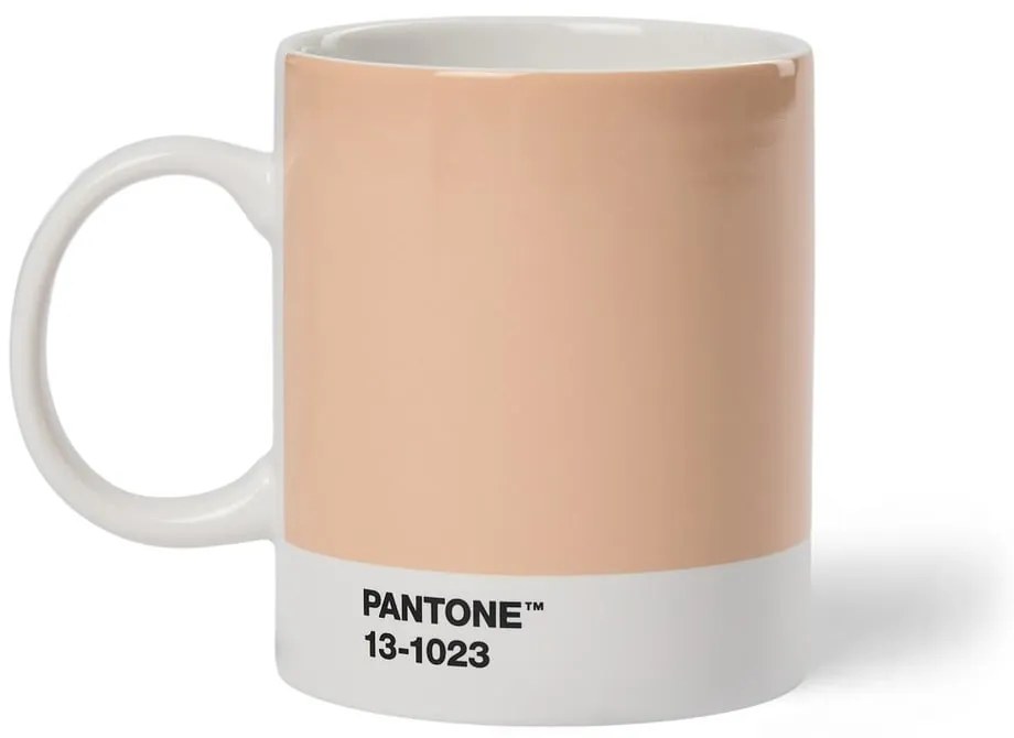 Cană din ceramică roz-portocaliu 375 ml Peach Fuzz 13-1023 – Pantone