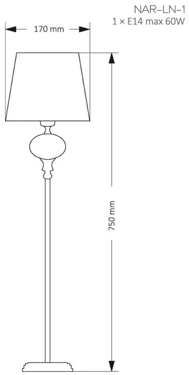 Veioza eleganta design modern realizata manual Narni