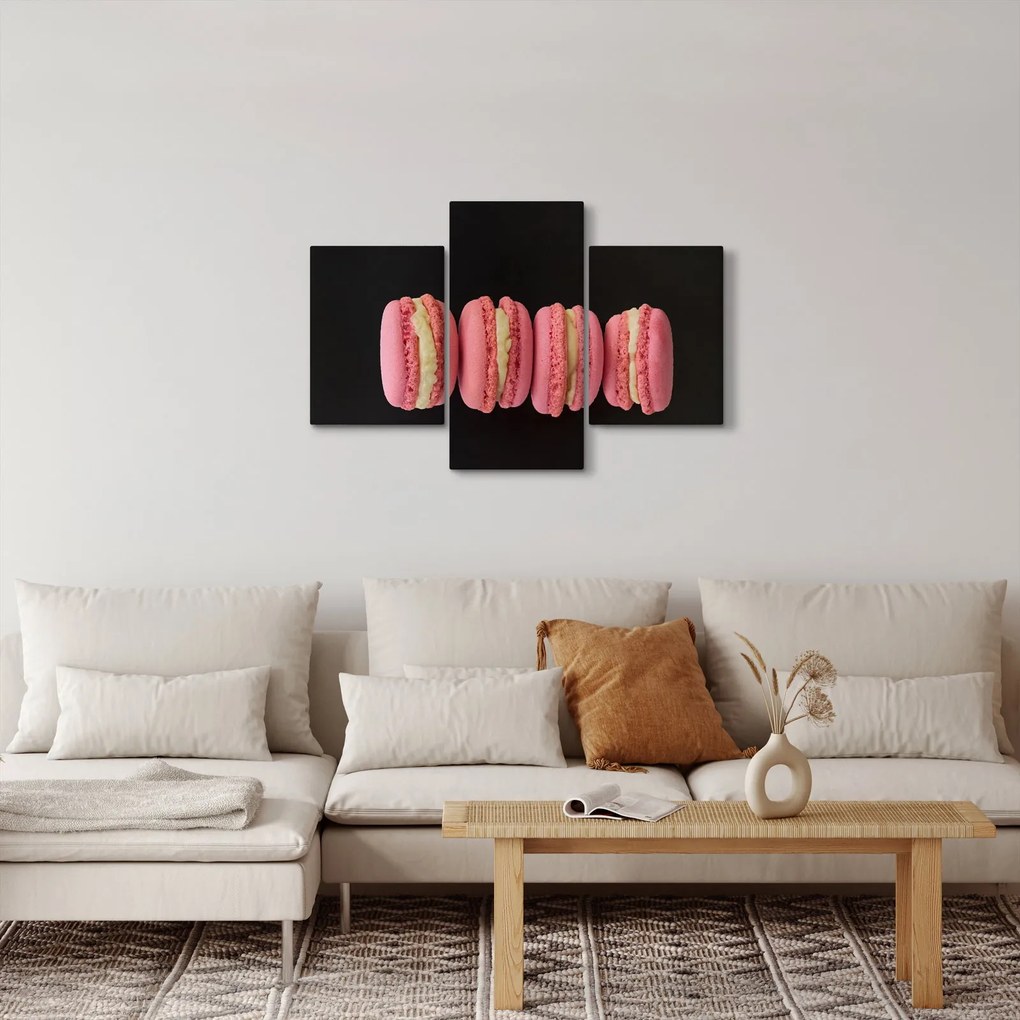 Tablou cu macarons (90x60 cm)