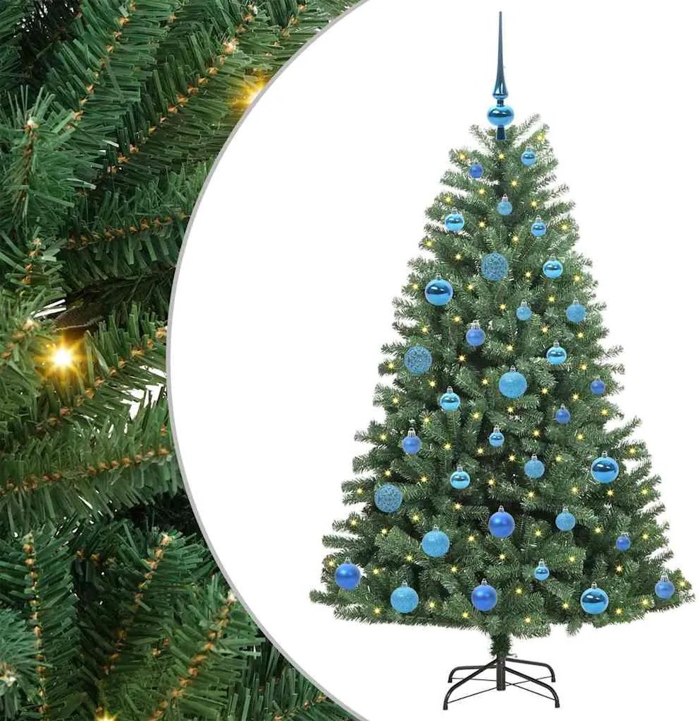 vidaXL Brad de Crăciun artificial cu ramuri articulare Verde 150 cm