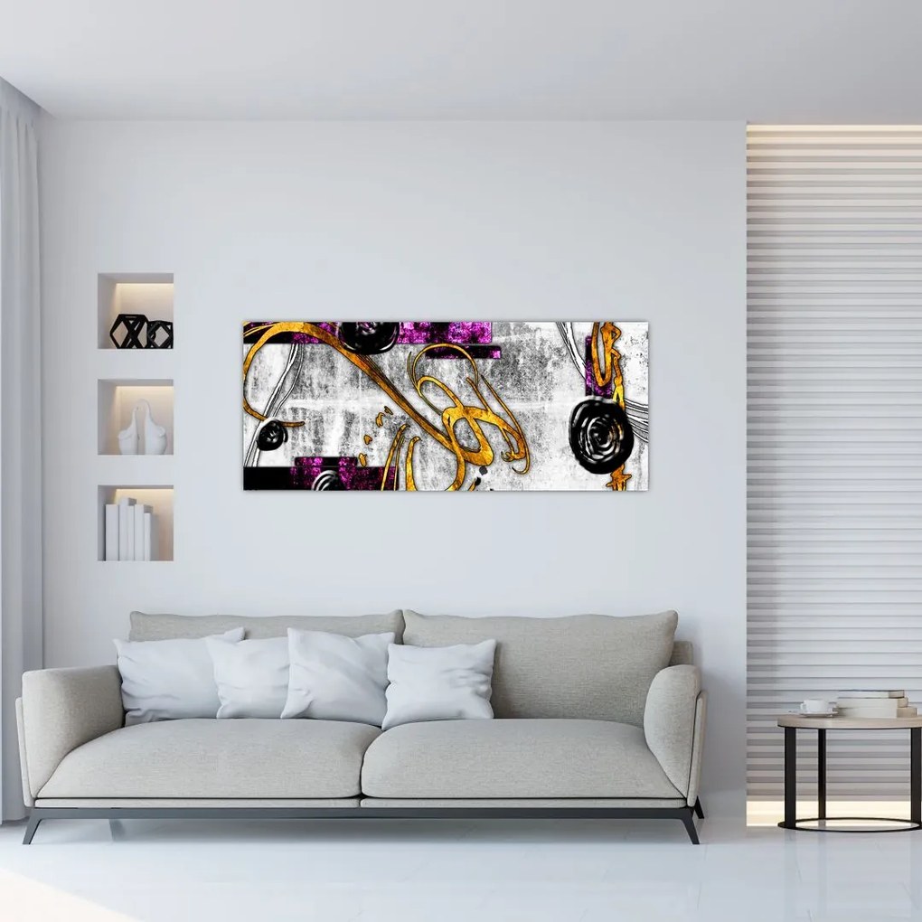 Tablou abstracției (120x50 cm)