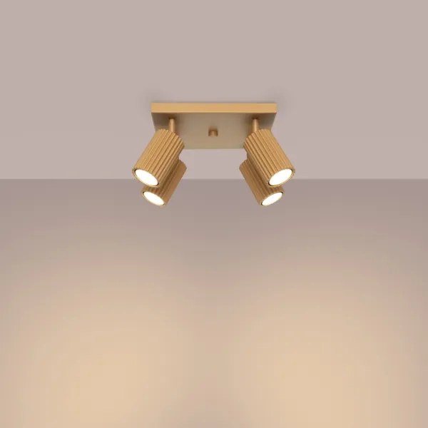 Spot Sollux SL.1564 KARBON 4xGU10/10W/230V auriu