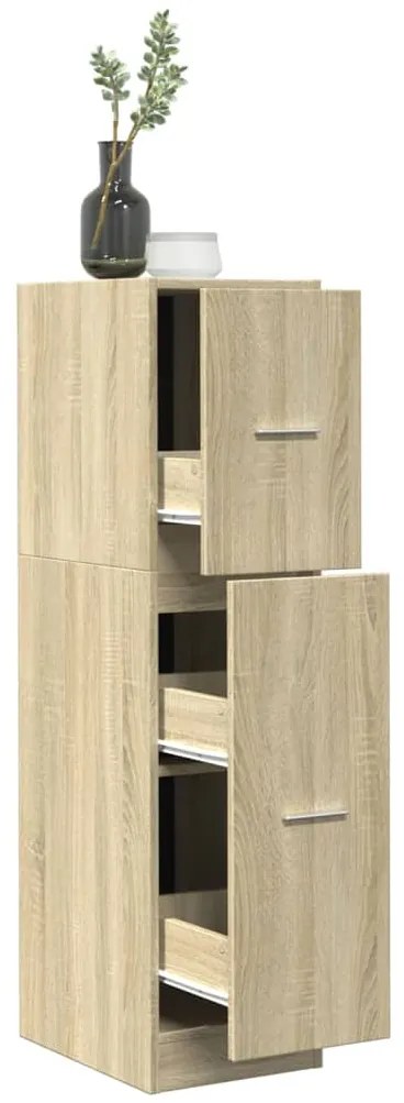 vidaXL Dulap de farmacie, stejar sonoma, 30x41x118 cm lemn prelucrat