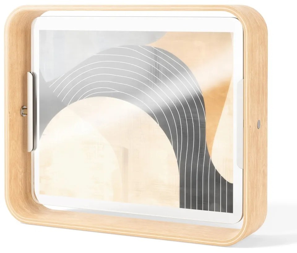 Ramă foto în culoare naturală cu picior de susținere din lemn 26x31,5 cm Bellwood – Umbra