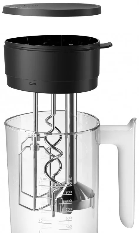 Mixer Philips HR3781/10, 500 W, 1 L, 5 viteze + Turbo, Pornire lina, Display LED, Negru