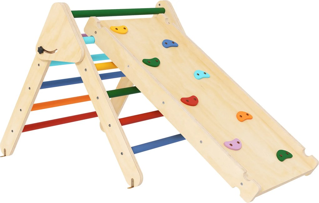 AIYAPLAY Joc de Cățărare pentru Copii 18-48 Luni, Multicolor | Aosom Romania