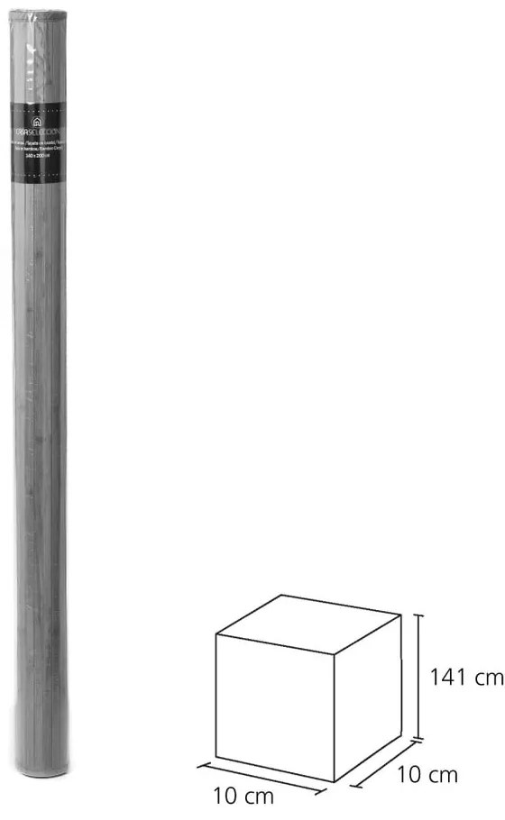 Covor verde/gri din bambus 140x200 cm – Casa Selección