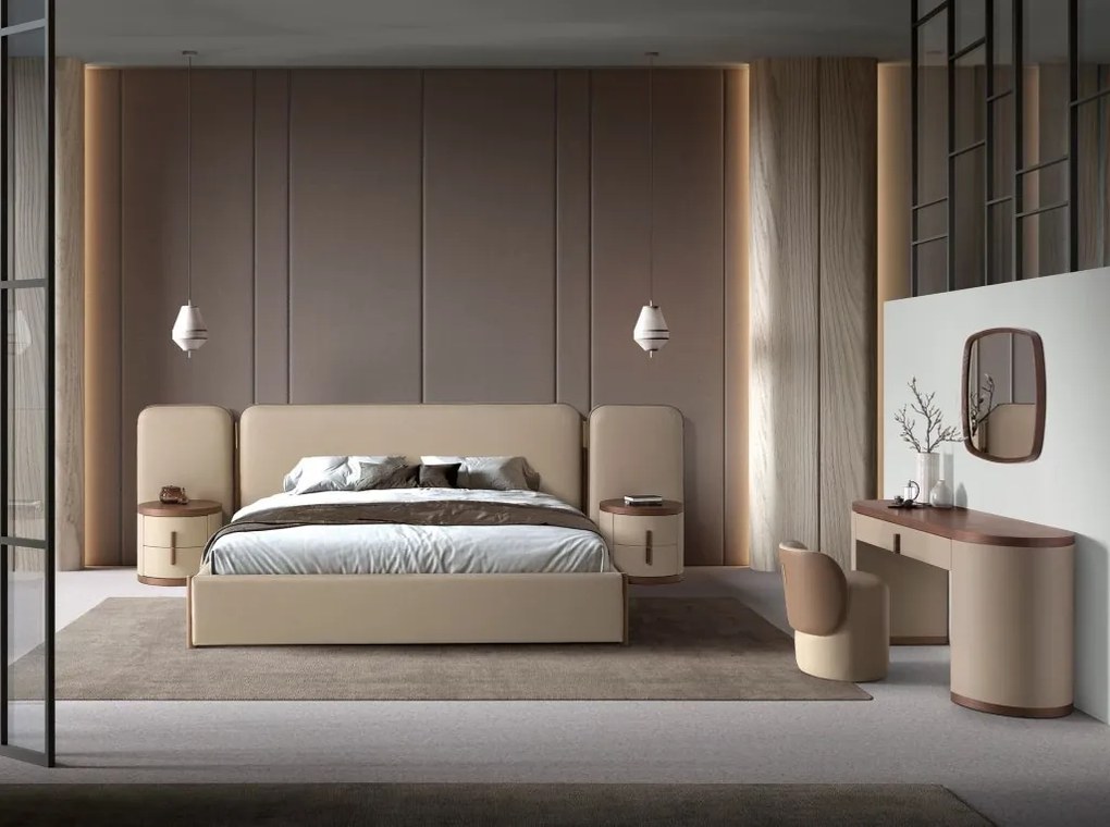 Oglinda decorativa design LUX Walnut Square 65x65cm