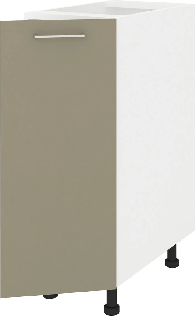 Corp Baza Lecce, 1 Usa, Taupe/Alb, 30 x 50 x 80 cm