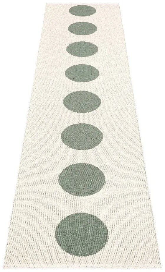 Covor tip traversă pentru interior și exterior verde 70x300 cm Vera Army – Pappelina