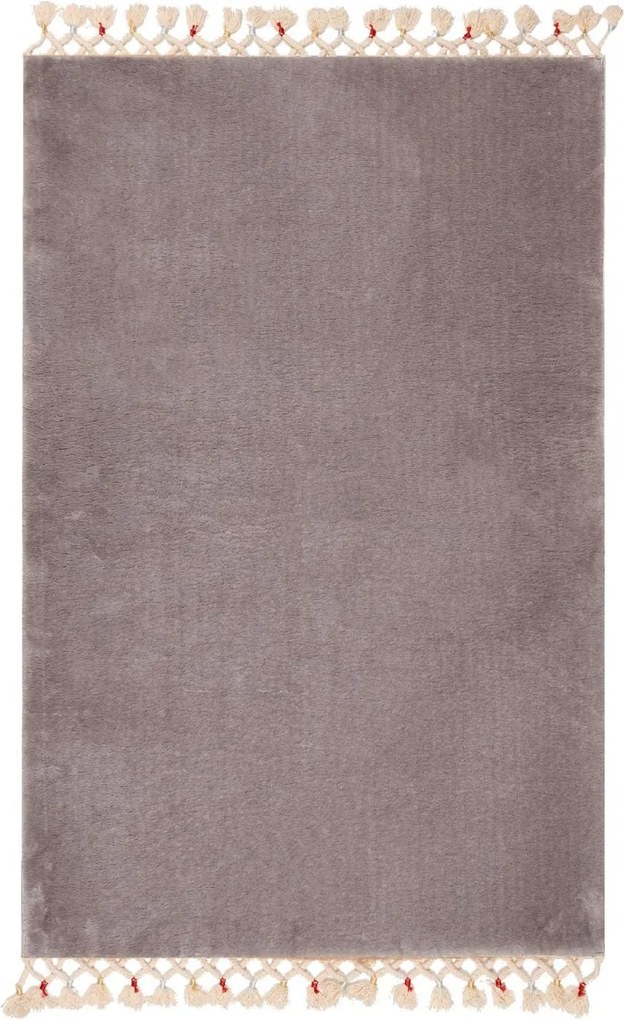 Covor 1606, 100x200 cm, forma dreptunghiulara, acril, gri