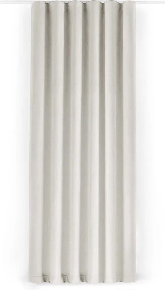 Draperie crem dimout (semi-opacă) din catifea 140x250 cm Velto – Filumi