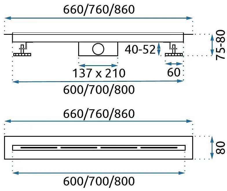 Rigola dus Rea Rea FILO 80 crom periat