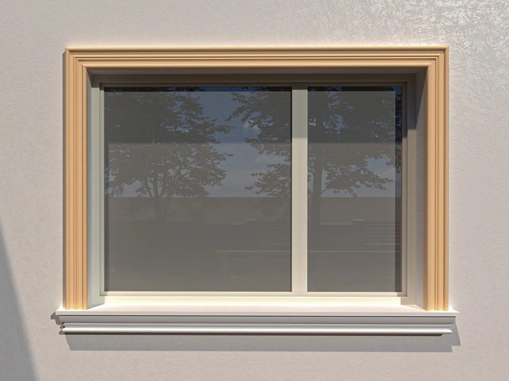 Ancadrament fereastra exterior FP142 dimensiuni 130x60x2000mm