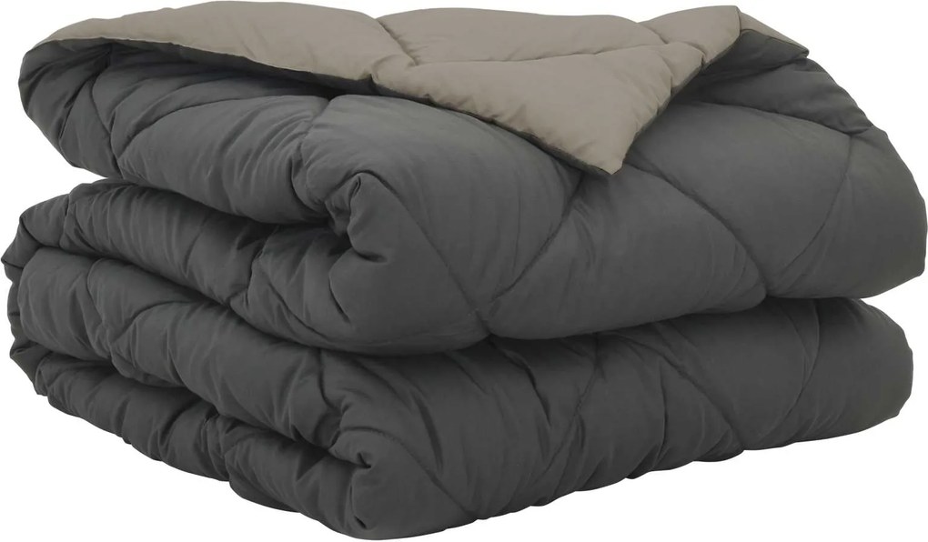 vidaXL Pilotă de vară Gri deschis și antracit 220 x 135 cm Microfibră