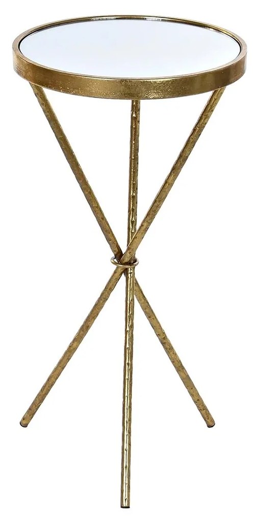 Masuta Chic din metal auriu 60 cm