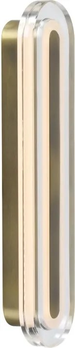 Aplica de perete LED baie IP44 Cavara alama