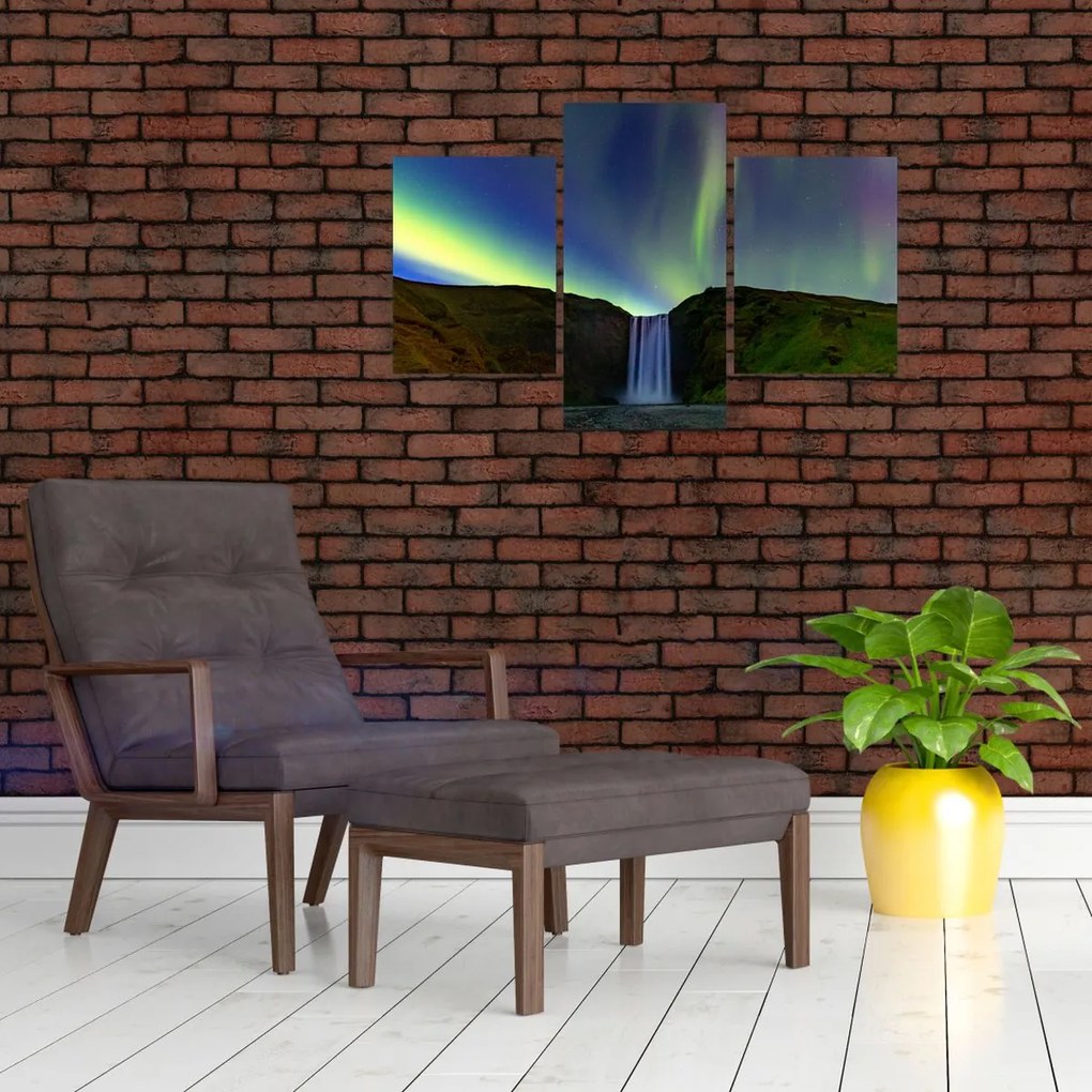 Tablou - Aurora Boreală în Islanda (90x60 cm)