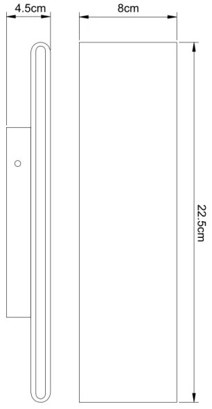 Globo 41751-8W - Aplică perete LED SIEGFRIED LED/8W/230V