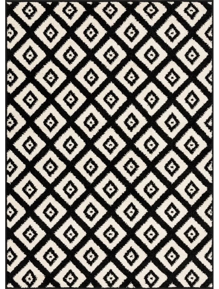 Covor negru-alb 80x120 cm Avanti – FD