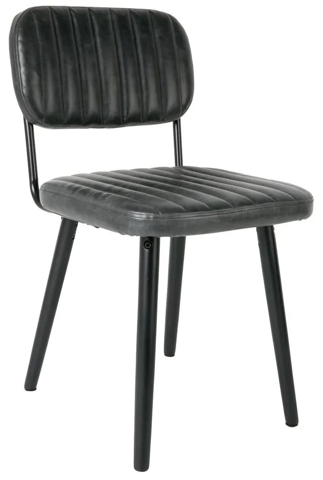 Scaun de dining negru Jake Worn – White Label