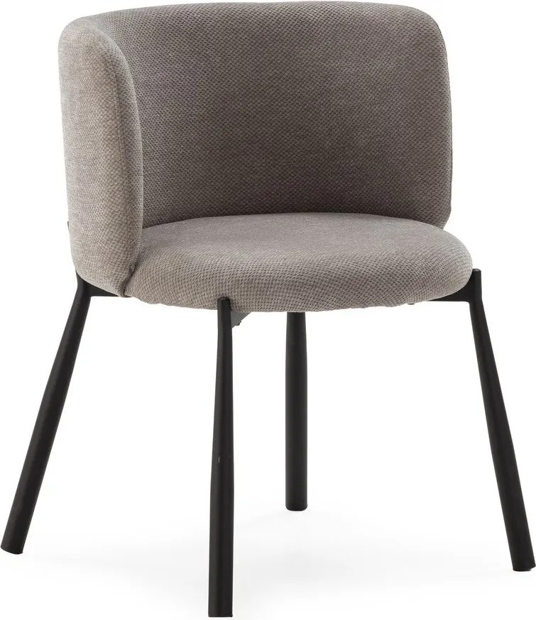 Set de scaune de sufragerie gri 2 buc. tapițat Ginny – MOME
