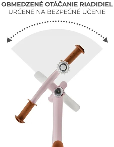 Bicicletă fără pedale KINDERKRAFT FLY PLUS Powder pink