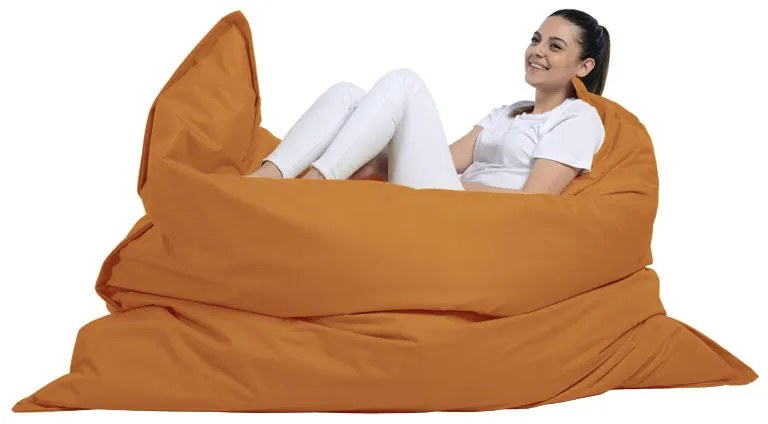Fotoliu puf pentru grădină Giant Cushion 140x180 - Orange