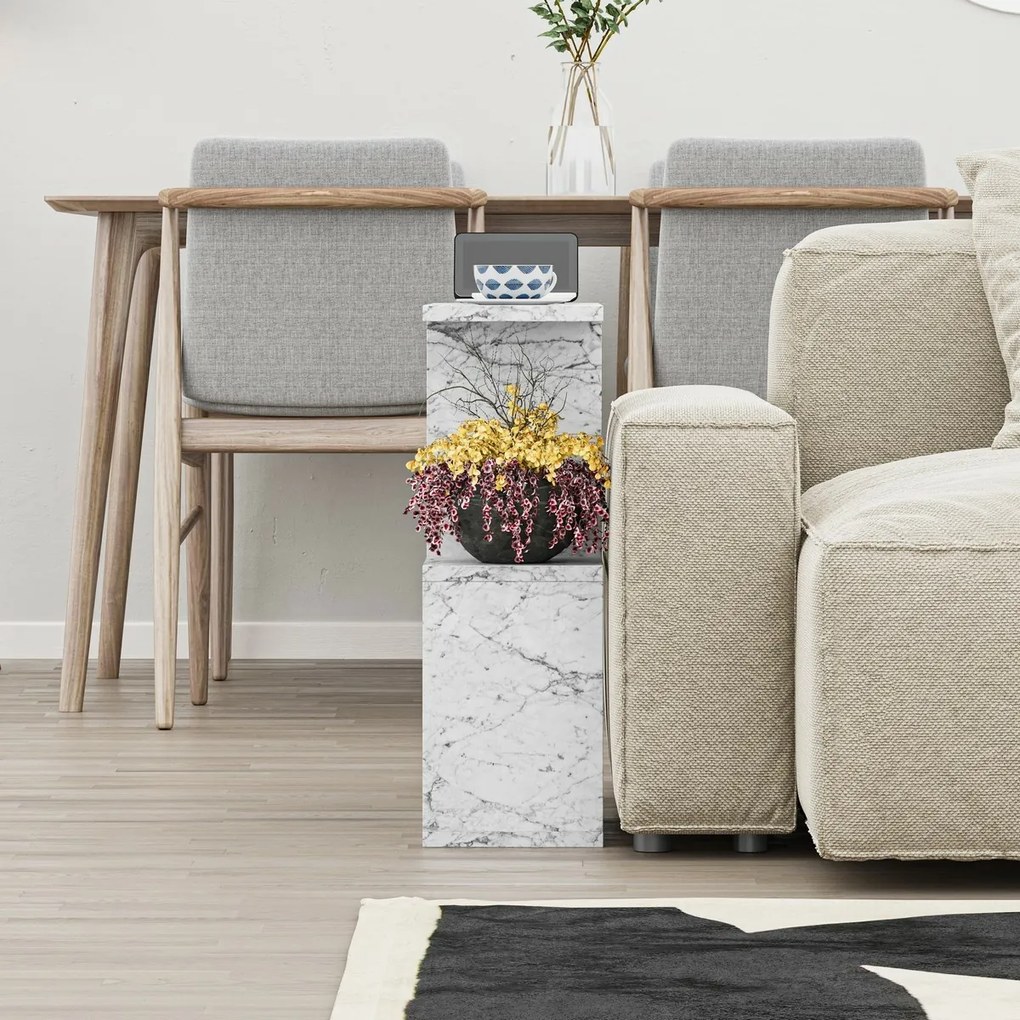 Măsuță de cafea Zeta Carrara Marble