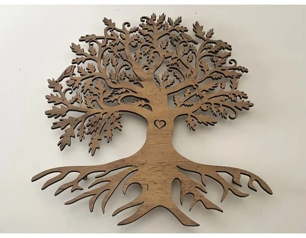 Li-Go 5729/DUB2 - Decorațiune LED de perete cu senzor, LED/10W/5V, 90x110 cm, stejar