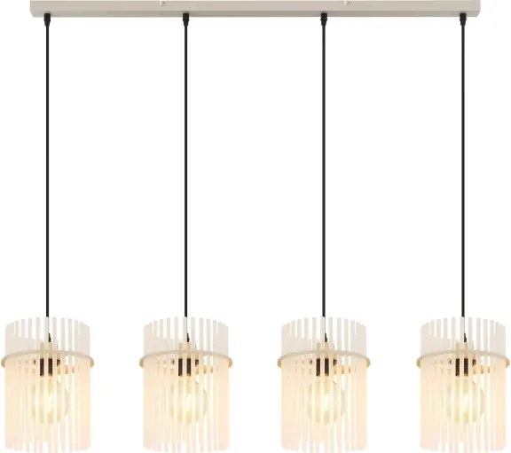 Globo 15698-4HB - Lustră suspendată pe cablu GORLEY, 4xE27/60W/230V